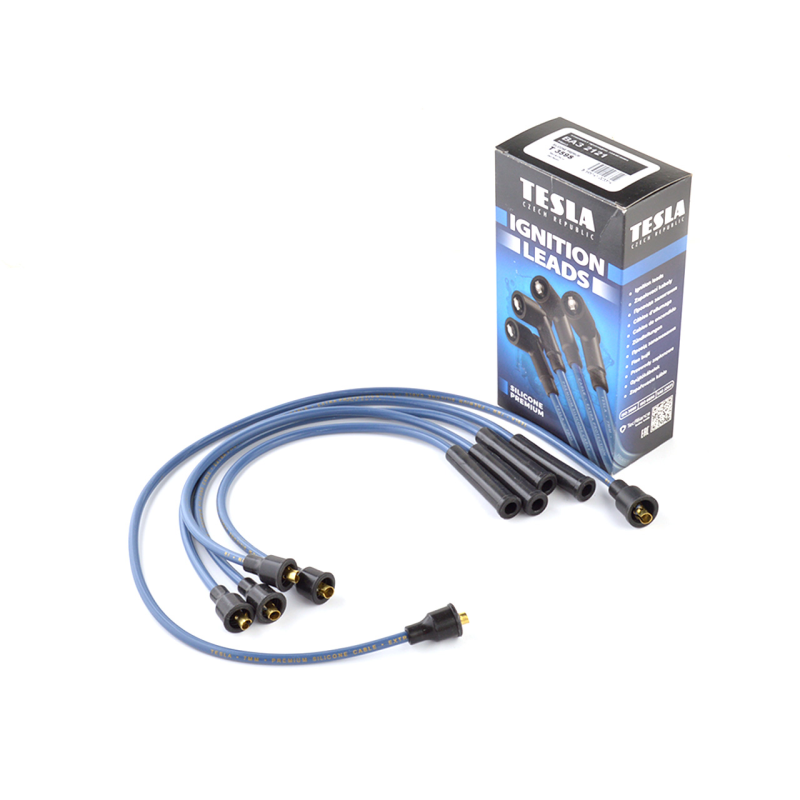 Провод высоковольтный ВАЗ 2121 карб. дв. 1.6, Москвич 1.6 дв. ВАЗ 2106, к-т., силикон, TESLA Провод высоковольтный ВАЗ 2121 карб. дв. 1.6, Москвич 1.6 дв. ВАЗ 2106, к-т., силикон, TESLA