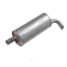 Глушитель основной ВАЗ 2123, алюминизированный, POLMO