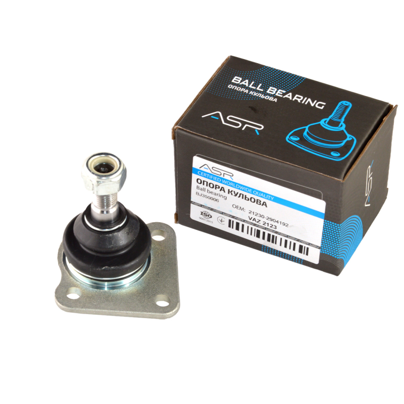 Опора шаровая ВАЗ 2123, (усиленная) с гайкой кор. уп., ASR Опора шаровая ВАЗ 2123, (усиленная) с гайкой кор. уп., ASR