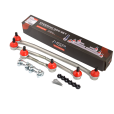 Комплект рулевых тяг ВАЗ 2101-07 со сгонами, кор. уп. «трапеция» с полиуретановыми пыльниками, ASR EXTREME