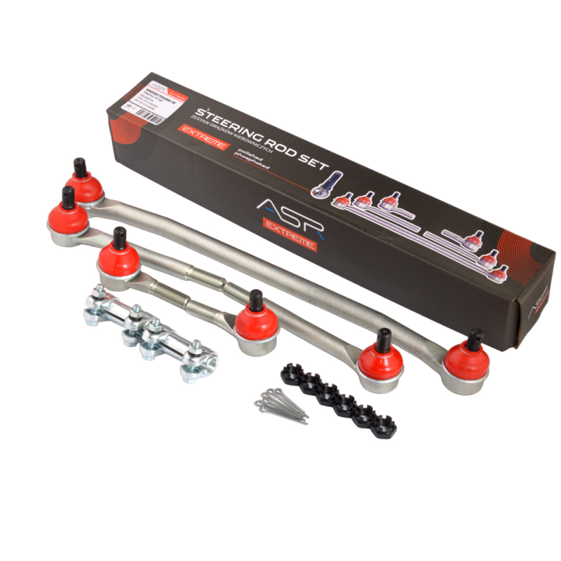 Комплект рулевых тяг ВАЗ 2101-07 со сгонами, кор. уп. «трапеция» с полиуретановыми пыльниками, ASR EXTREME Комплект рулевых тяг ВАЗ 2101-07 со сгонами, кор. уп. «трапеция» с полиуретановыми пыльниками, ASR EXTREME