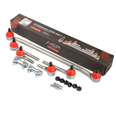 Комплект рулевых тяг ВАЗ 2121-213 со сгонами, кор. уп. «трапеция» с полиуретановыми пыльниками, ASR EXTREME