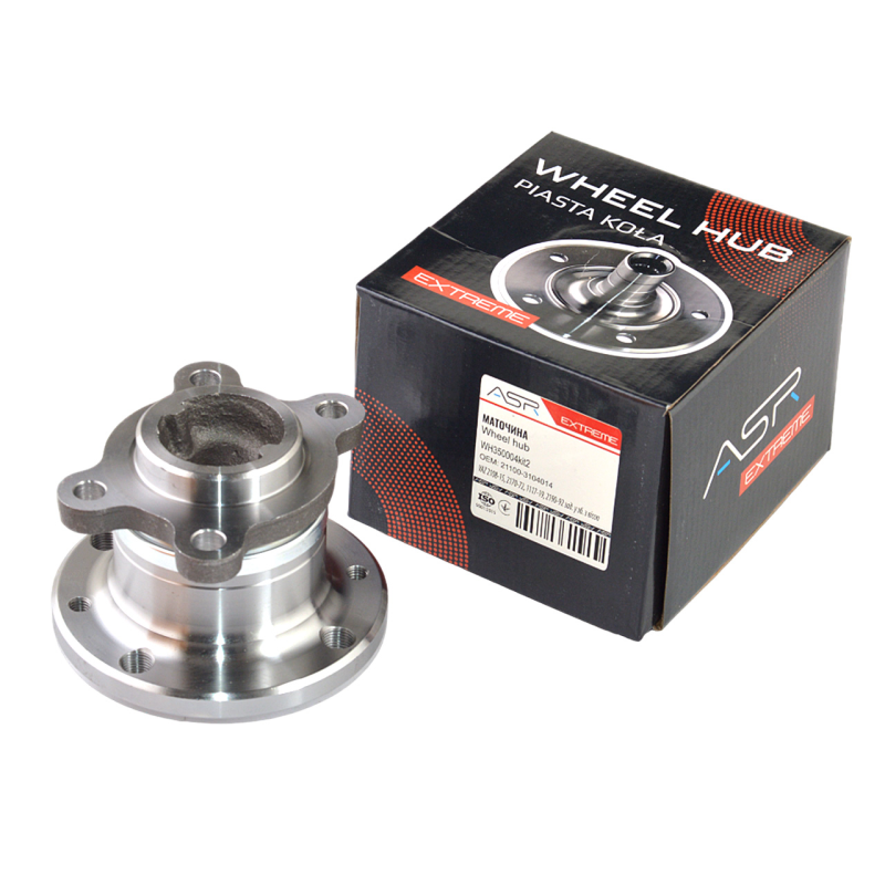 Ступица ВАЗ 2108-15, 2170-72, зад. в сб. (ступица+ось+подшипник), ASR EXTREME Ступица ВАЗ 2108-15, 2170-72, зад. в сб. (ступица+ось+подшипник), ASR EXTREME