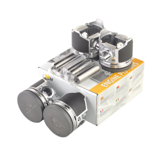 Поршень двигателя ВАЗ 2101 (76,4)(+0,40)(поршень, палец) анодированные (к-т 4 шт.), ОЕМ