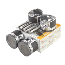 Поршень двигателя ВАЗ 21213, 2123(82,0) STD (поршень, палец, фиксаторы) анодированные (к-т 4 шт.), ОЕМ