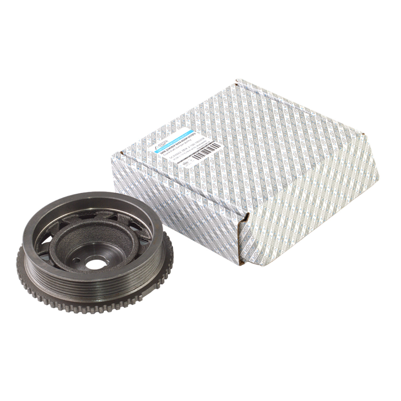 Шкив демпфер вала коленчатого ВАЗ 2108-15, 1117-19, 2190-94 инж. 8 кл., цельный чугунный, ASR Шкив демпфер вала коленчатого ВАЗ 2108-15, 1117-19, 2190-94 инж. 8 кл., цельный чугунный, ASR