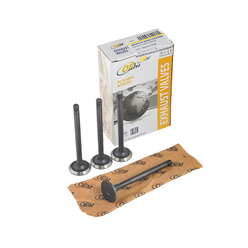 Клапан ГРМ ВАЗ 2101-07, 2121-23 выпуск (4 шт.) (азотированный), ОЕМ Клапан ГРМ ВАЗ 2101-07, 2121-23 выпуск (4 шт.) (азотированный), ОЕМ