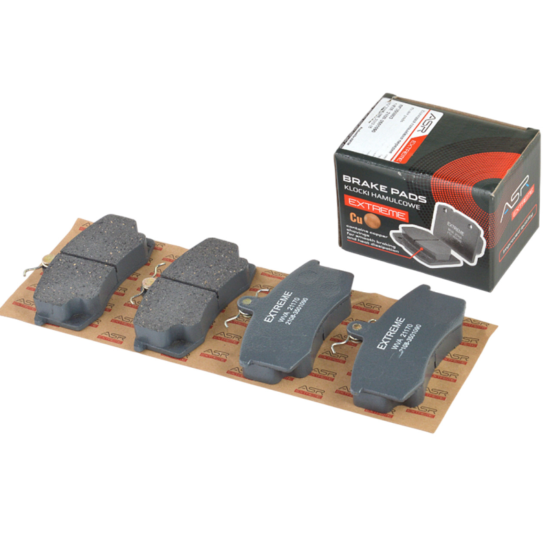 Колодка тормозная передняя ВАЗ 2108-099, 2110-12, 2113-15 (к-т 4 шт), ASR EXTREME