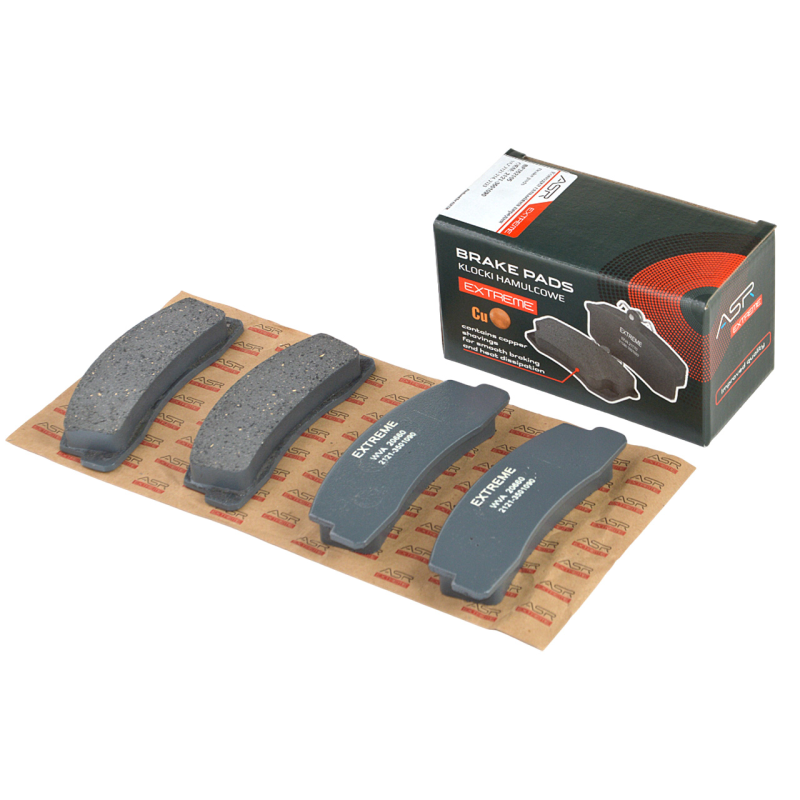 Колодка тормозная передняя ВАЗ 2121-214, 2123 (к-т 4 шт.), ASR EXTREME