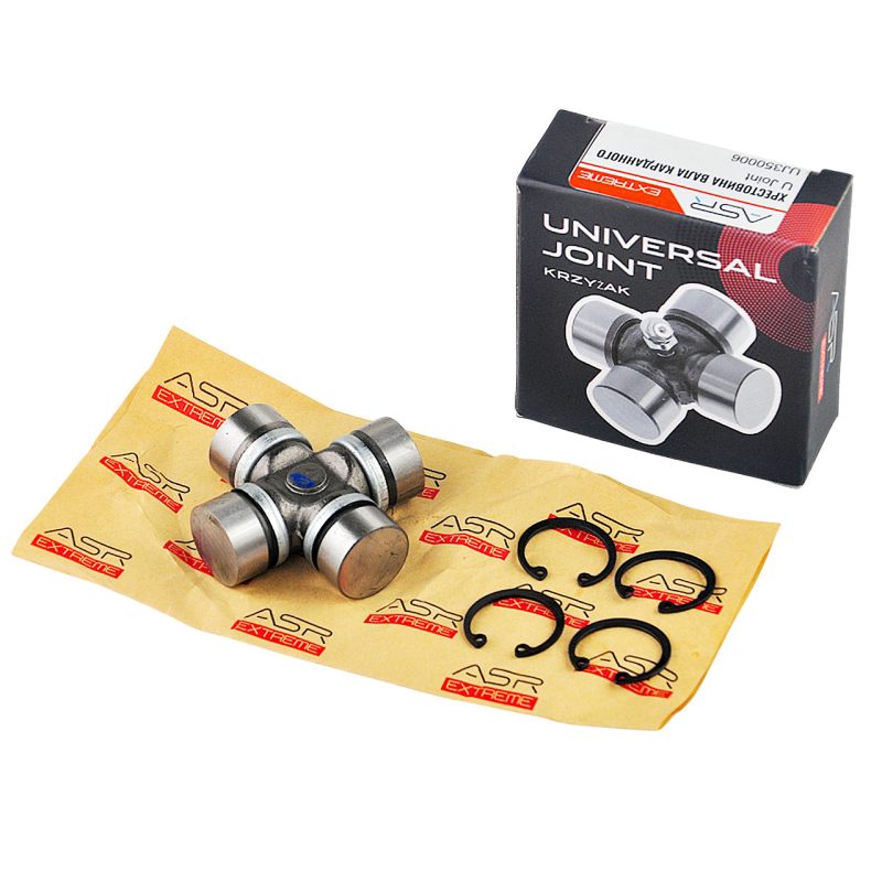 Крестовина вала карданного ВАЗ 2101-07 (со стопорными кольцами)(23,84х61,3), ASR EXTREME Крестовина вала карданного ВАЗ 2101-07 (со стопорными кольцами)(23,84х61,3), ASR EXTREME