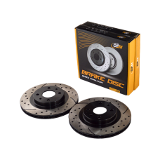 Диск тормозной передний ВАЗ 2110-12, R14 (вент.) спорт, перфорация GRAPHITE Line, компл. 2шт, ОЕМ