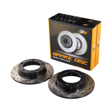 Диск тормозной передний ВАЗ 2121 перфорация GRAPHITE Line, (спорт), компл. 2шт, ОЕМ