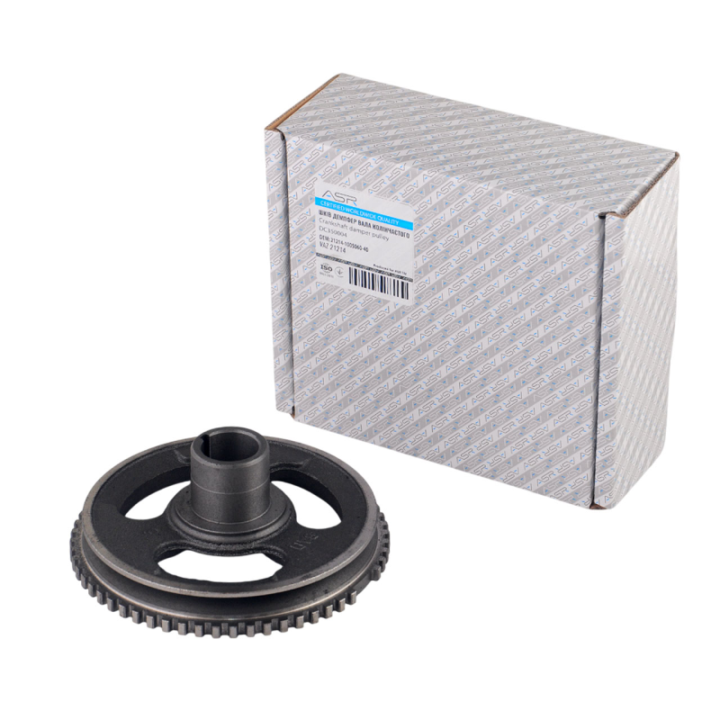 Шкив демпфер валу колінчастого ВАЗ 21214 інж., цільний чавунний, ASR Шкив демпфер валу колінчастого ВАЗ 21214 інж., цільний чавунний, ASR