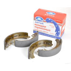 Колодка тормозная задняя ВАЗ 2108-15, 2170-72, 1117-19 (к-т 4 шт.) без ABS, кор. уп. ASTAR