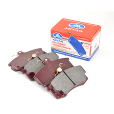 Колодка тормозная передняя ВАЗ 2110-15, 1117-19, 2170-72, 2190 (к-т 4 шт.) кор. уп. ASTAR