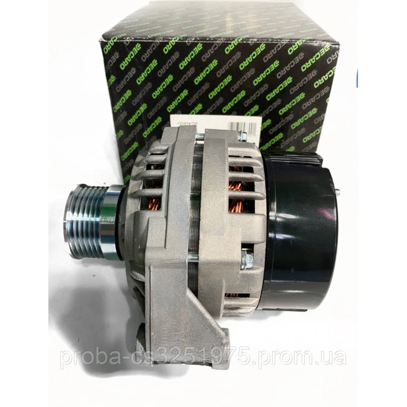 Генератор ВАЗ 2108-099, 2110-15, 2170, инж. дв., 14В 100А, аналог КЗАТЭ DECARO Генератор ВАЗ 2108-099, 2110-15, 2170, инж. дв., 14В 100А, аналог КЗАТЭ DECARO