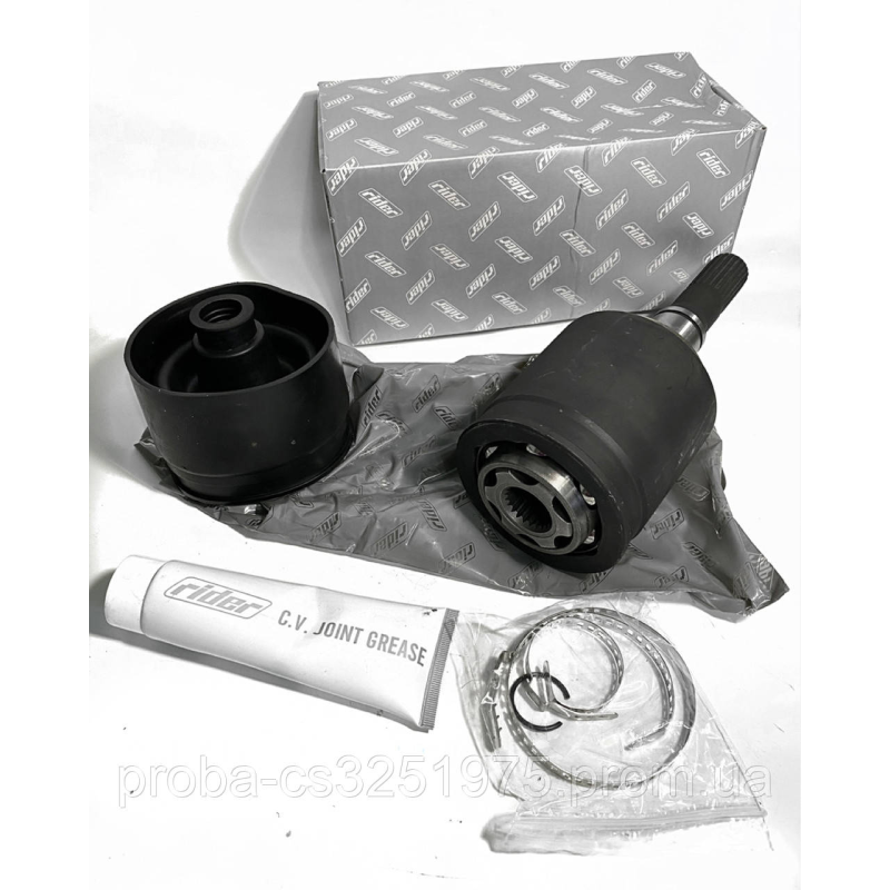 ШРУС ВАЗ 2121 внутренний левый, короткий ( с пыльником и хомутами) «граната» (22 шлица) ШРУС ВАЗ 2121 внутренний левый, короткий ( с пыльником и хомутами) «граната» (22 шлица)