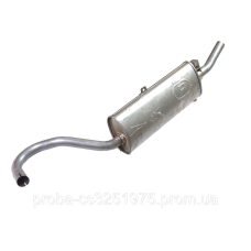 Глушитель основной ВАЗ 2104, алюминизированный, POLMO