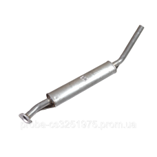 Резонатор ВАЗ 21213, инж. под катализатор,  алюминизированный, POLMO