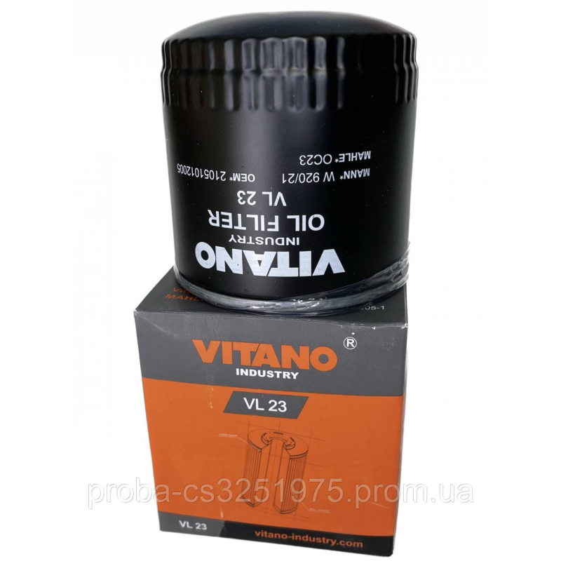 Фильтр масляный ВАЗ 2101-07, 2121-2123, УАЗ 2206, 3151, 3163 (Vitano) Фильтр масляный ВАЗ 2101-07, 2121-2123, УАЗ 2206, 3151, 3163 (Vitano)