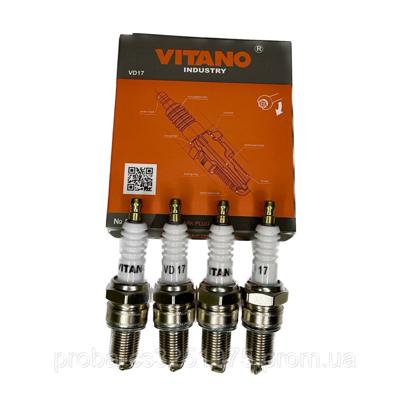 Свечи зажигания ВАЗ 2101-07, 2121 для контактного зажигания (VD17) VITANO
