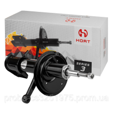 Амортизатор передний (стойка правая разборная) (мас.) ВАЗ 1117, 1118 (коническая пружина) HORT