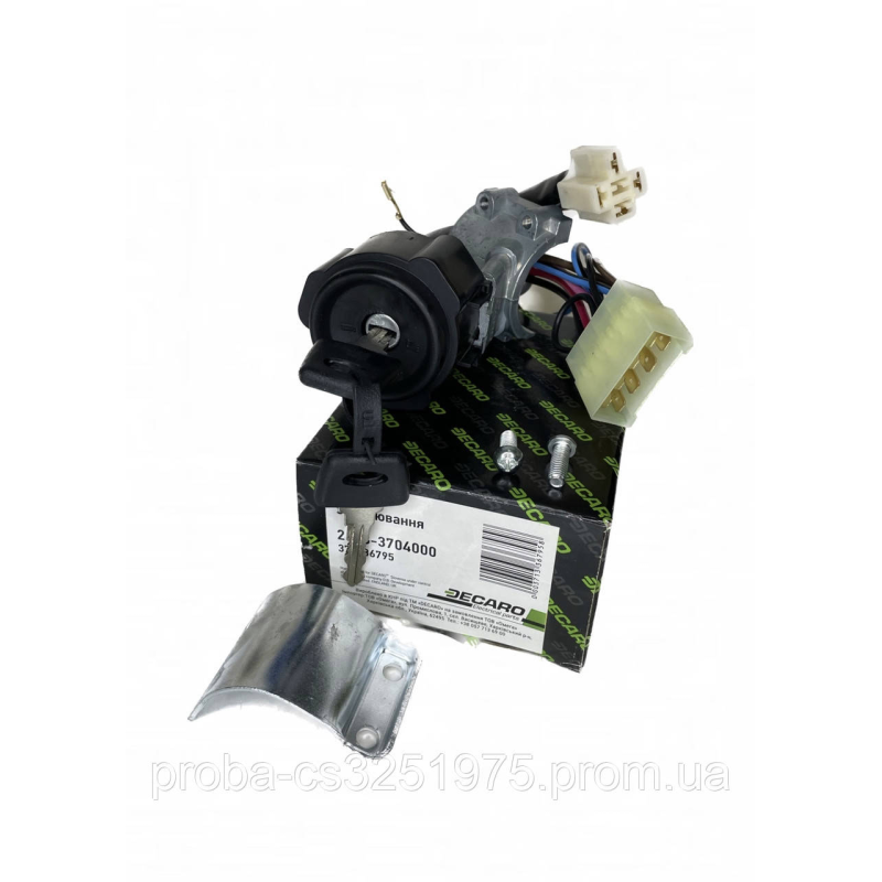 Замок зажигания ВАЗ 2108, кор. уп. старого образца, длинный ключ (Decaro) Замок зажигания ВАЗ 2108, кор. уп. старого образца, длинный ключ (Decaro)