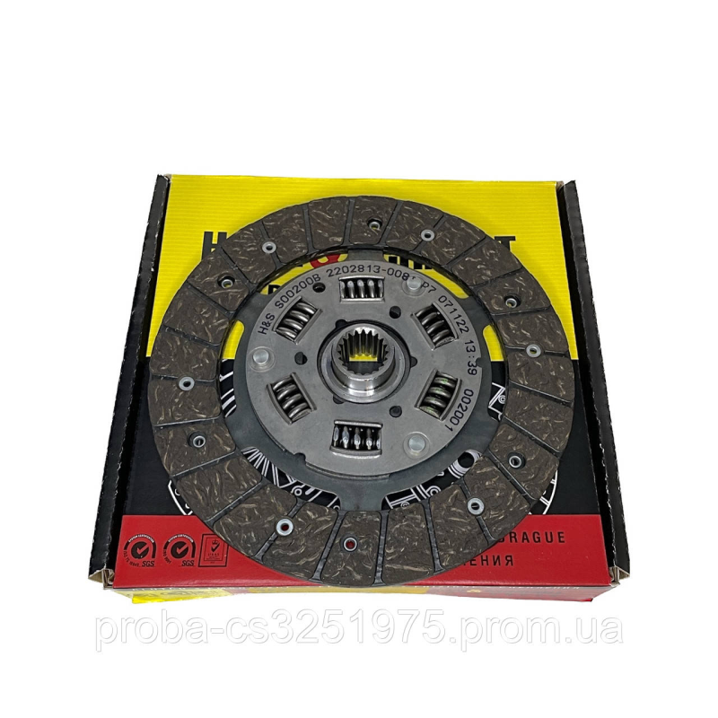 Диск сцепления ведомый ВАЗ 2101-02, 2104-05, 2107 кор.уп., HAHN&SCHMIDT