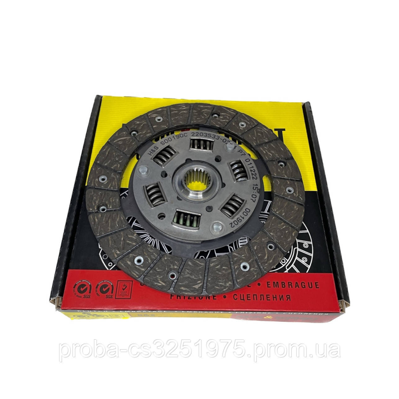 Диск сцепления ведомый ВАЗ 2108-099, 2113-15 кор.уп., HAHN&SCHMIDT