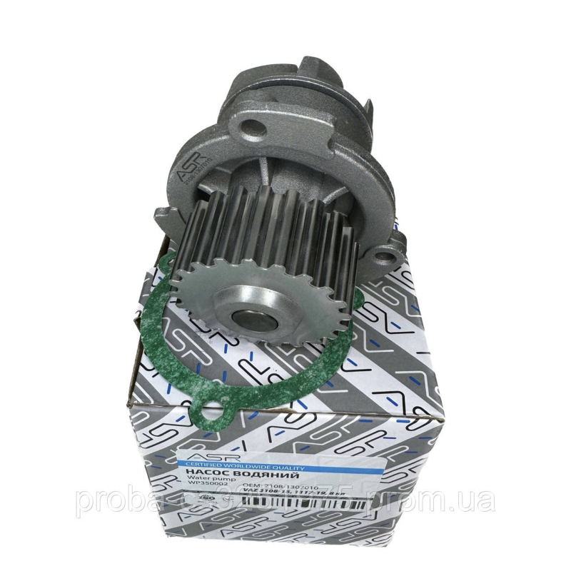 Насос водяной ВАЗ 2108-15, 1117-19, 8 кл. кор.уп. «помпа» (евросальник, усиленный подшипник шарик/ролик) ASR Насос водяной ВАЗ 2108-15, 1117-19, 8 кл. кор.уп. «помпа» (евросальник, усиленный подшипник шарик/ролик) ASR