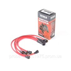 Провод высоковольтный ВАЗ 2101-07, карб. к-т., суп/силикон, TESLA