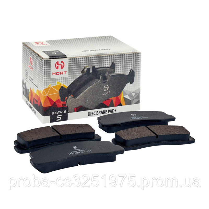 Колодка тормозная передняя ВАЗ 2121-214, 2123, к-т HORT Колодка тормозная передняя ВАЗ 2121-214, 2123, к-т HORT