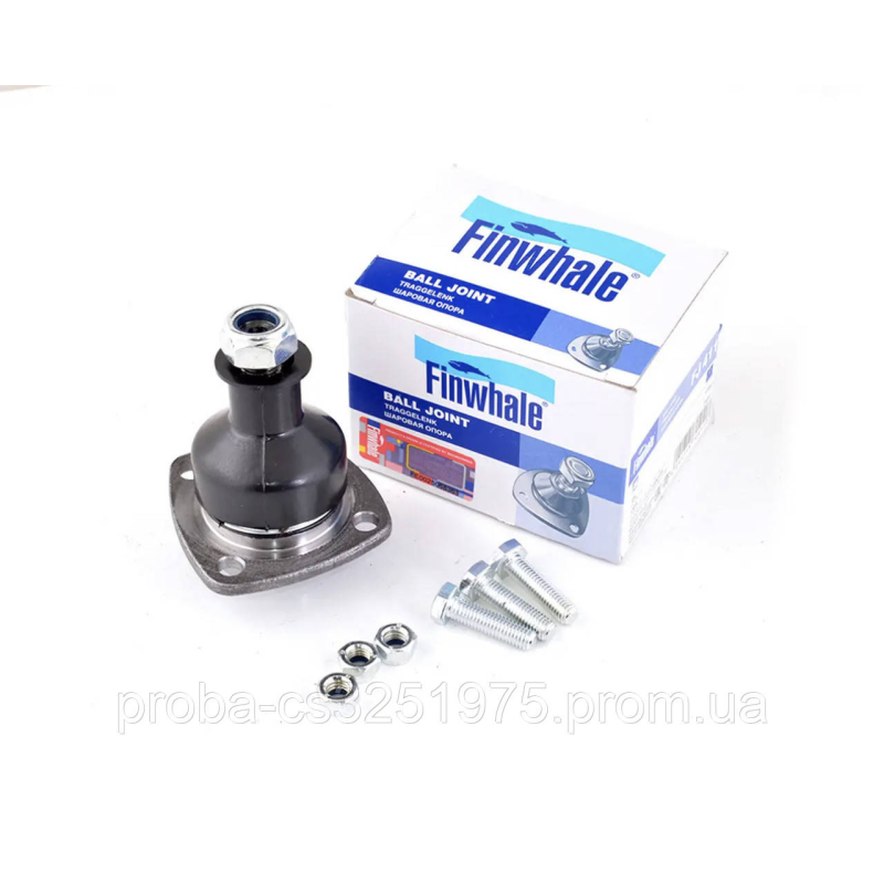 Опора шаровая ВАЗ 2101-07, нижн. (усиленная) с крепежом, кор. уп.,Finwhale Опора шаровая ВАЗ 2101-07, нижн. (усиленная) с крепежом, кор. уп.,Finwhale