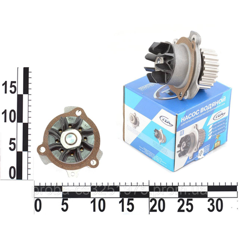 Насос водяной ВАЗ 2190-92, 8 кл. (дв. 21116) кор. уп. “помпа“ ТЗА Насос водяной ВАЗ 2190-92, 8 кл. (дв. 21116) кор. уп. “помпа“ ТЗА