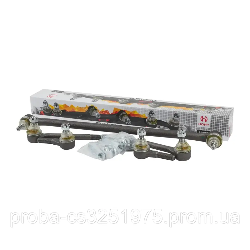 Тяги рулевой трапеции в сборе ВАЗ 2123 (комплект 5шт.) HORT Тяги рулевой трапеции в сборе ВАЗ 2123 (комплект 5шт.) HORT