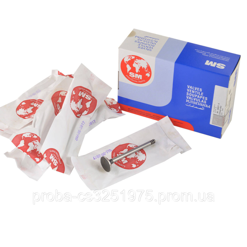 Клапан ГРМ ВАЗ 2112 выпуск (8 шт.), SM Клапан ГРМ ВАЗ 2112 выпуск (8 шт.), SM