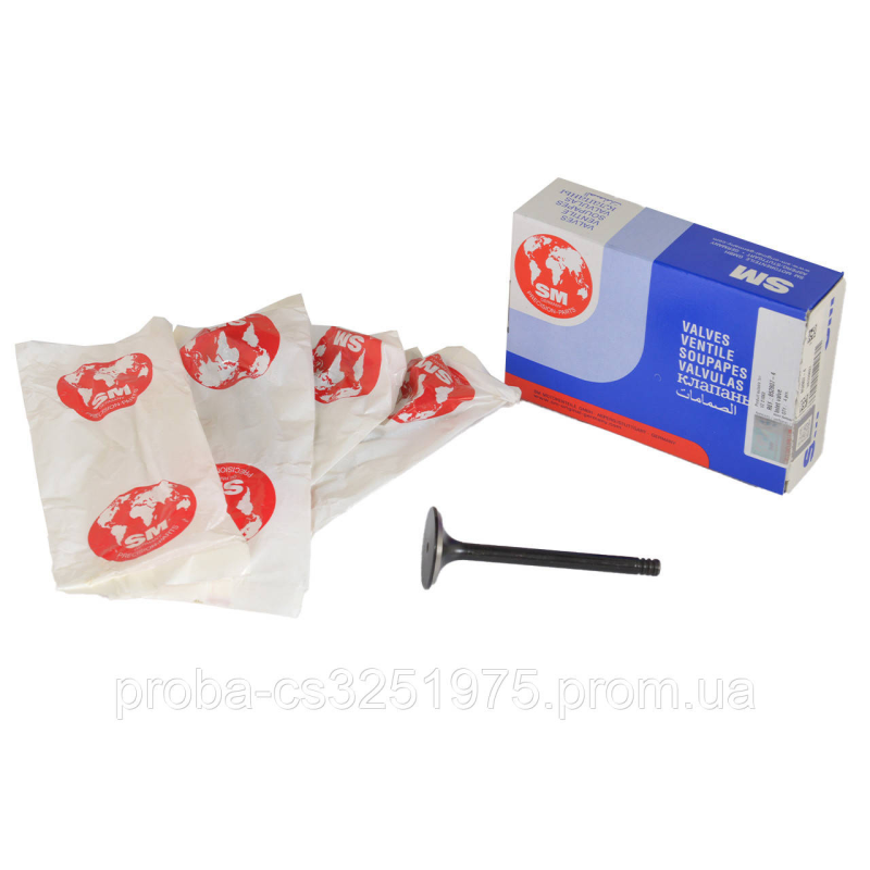 Клапан ГРМ ВАЗ 2108, ГАЗ 406 дв. впуск, дв. 1,5 л (4 шт.), SM Клапан ГРМ ВАЗ 2108, ГАЗ 406 дв. впуск, дв. 1,5 л (4 шт.), SM