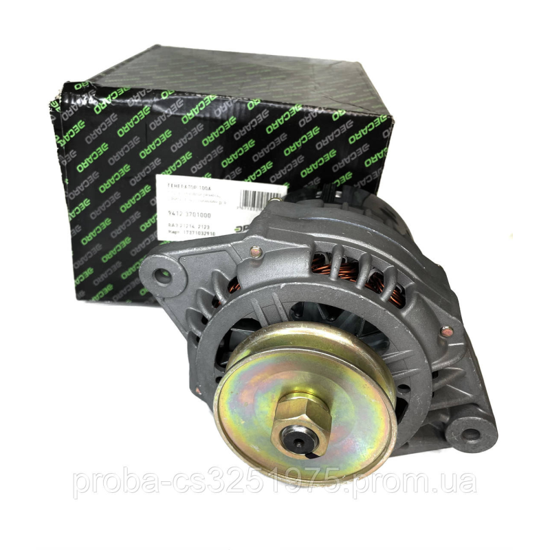 Генератор ВАЗ 21214, дв. 1,7 инж., 14В 100А, аналог КЗАТЭ до 11.2003 г.в. DECARO Генератор ВАЗ 21214, дв. 1,7 инж., 14В 100А, аналог КЗАТЭ до 11.2003 г.в. DECARO