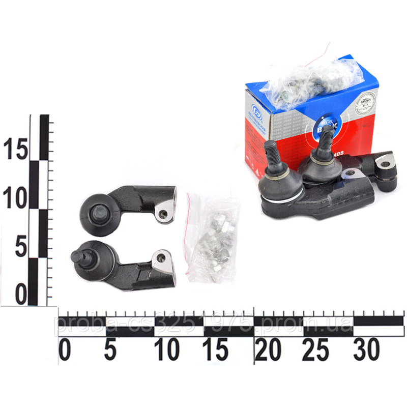 Наконечник рулевой ВАЗ 2110-12, 2170-72, лев., прав. к-т наружный с крепежом, кор. уп. Наконечник рулевой ВАЗ 2110-12, 2170-72, лев., прав. к-т наружный с крепежом, кор. уп.