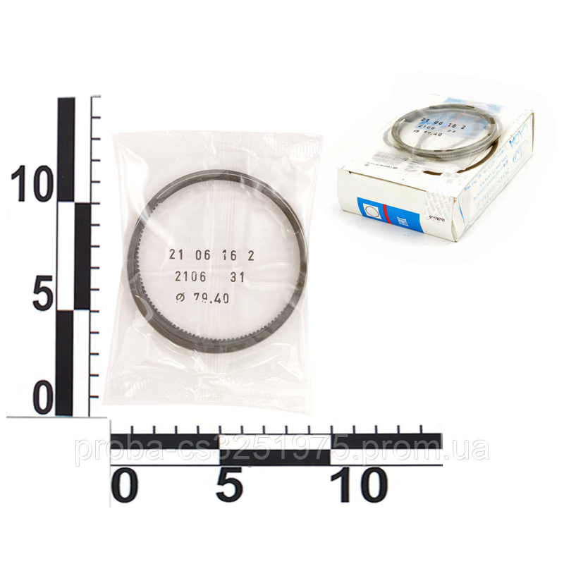 Кольцо поршневое ВАЗ 2106 (79,4) хром (Нива) Кольцо поршневое ВАЗ 2106 (79,4) хром (Нива)