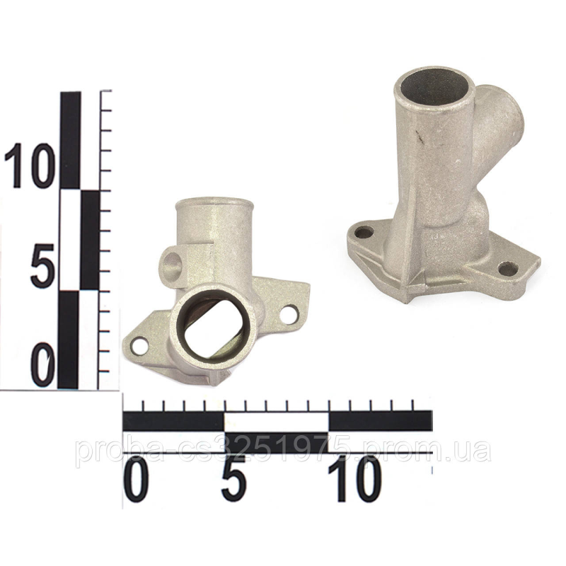 Патрубок водяной ВАЗ 2101-07 головки блока выпускной “тройник“ Патрубок водяной ВАЗ 2101-07 головки блока выпускной “тройник“